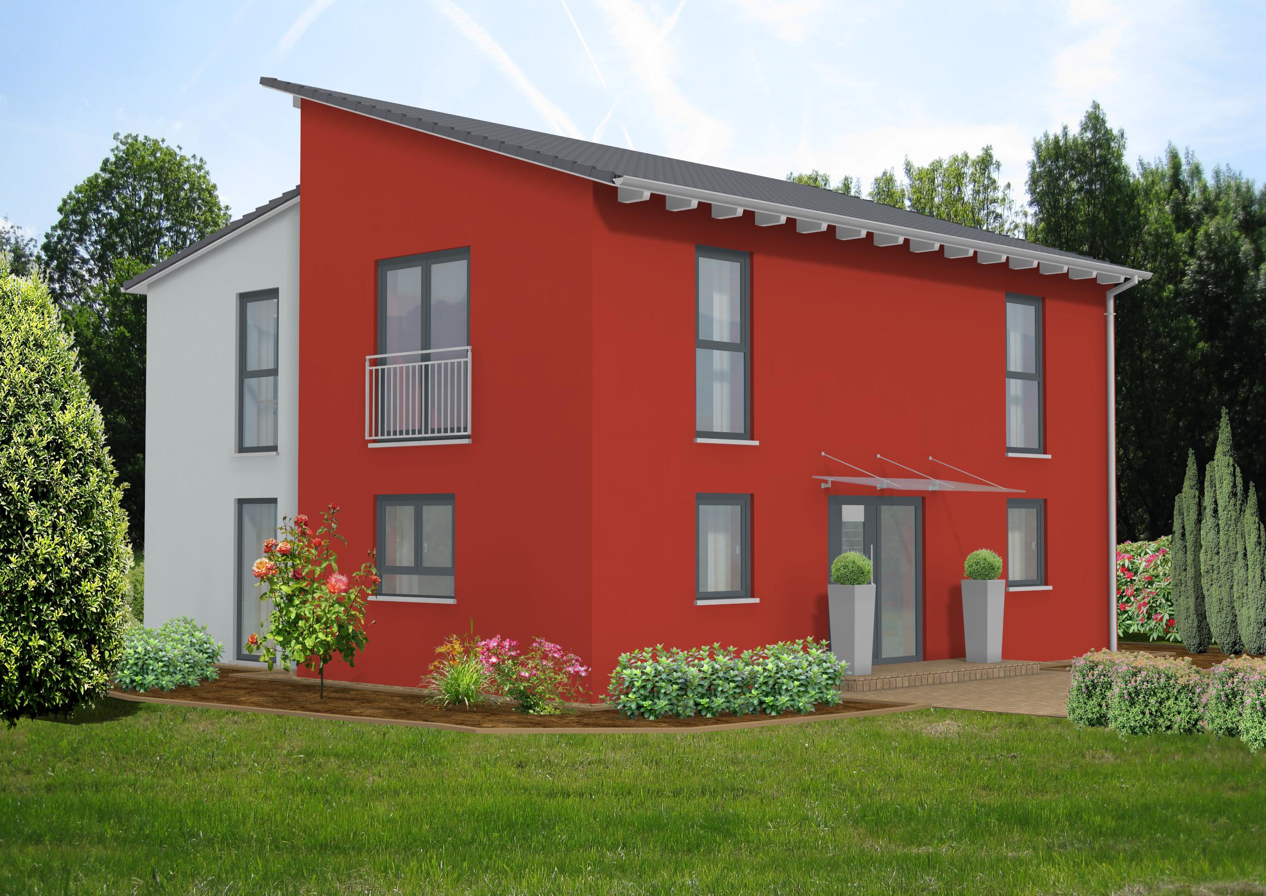 Haustyp Opera 14 – Gartenansicht mit Terrasse