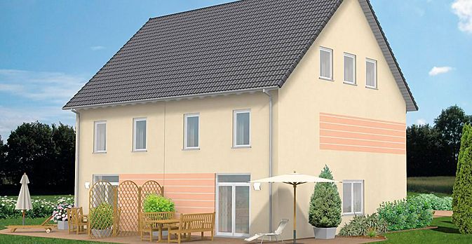 Doppelhaus Typ C – Ansicht 2